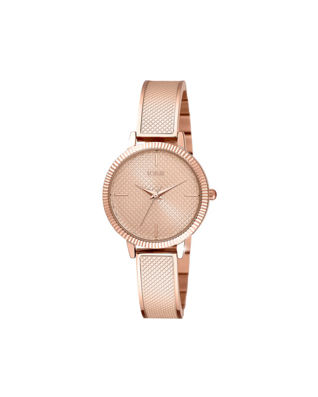 Loisir ρολόι με μεταλλικό μπρασελέ σε ροζ χρυσό χρώμα 11L05-00572