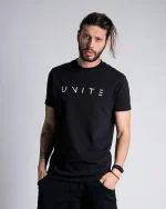 T-shirt Ujin & Τύπωμα Unite μαύρο