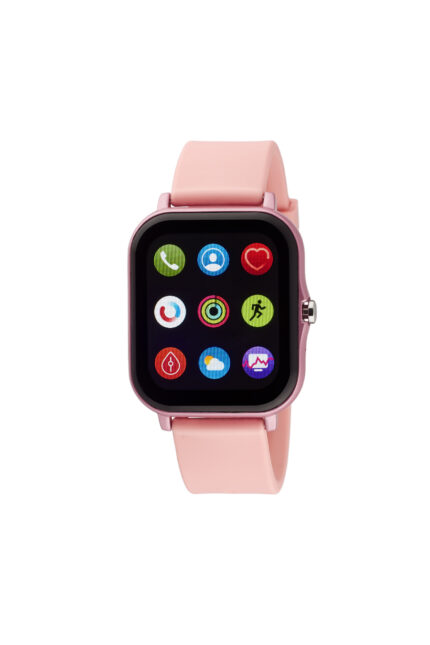 Loisir ρολόι Smartwatch μαύρο/ροζ με ροζ λουράκι σιλικόνης 11L75-00343