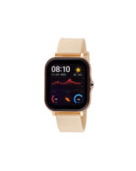 Loisir ρολόι Smartwatch μαύρο/ροζ χρυσό με μπεζ λουράκι σιλικόνης 11L75-00345