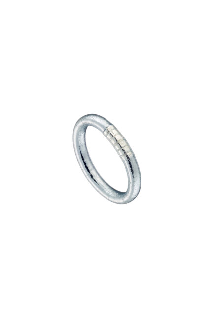 Loisir δαχτυλίδι από σιλικόνη σε ασημί χρώμα 04L07-00005