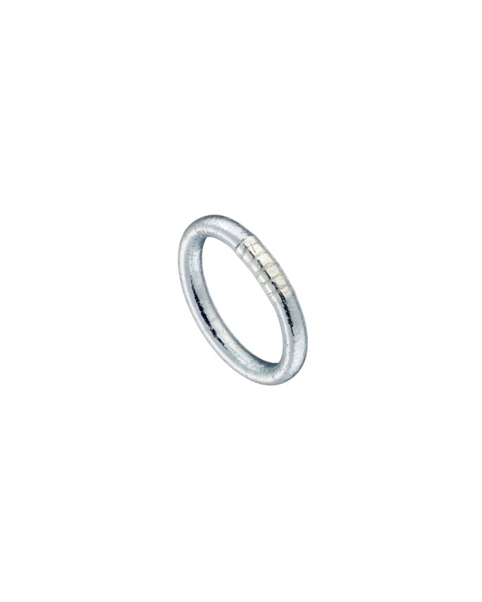 Loisir δαχτυλίδι από σιλικόνη σε ασημί χρώμα 04L07-00005