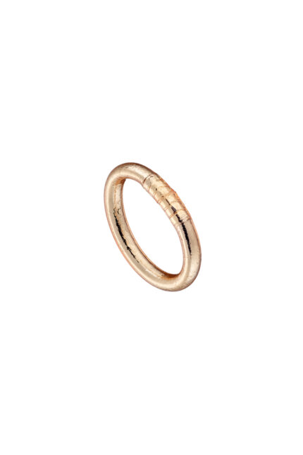 Loisir δαχτυλίδι από σιλικόνη σε ροζ χρυσό χρώμα 04L07-00007
