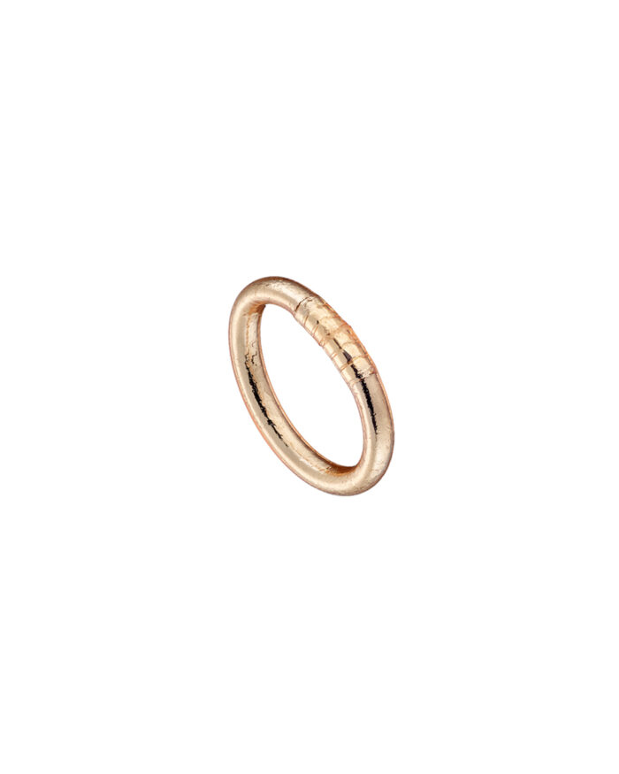 Loisir δαχτυλίδι από σιλικόνη σε ροζ χρυσό χρώμα 04L07-00007