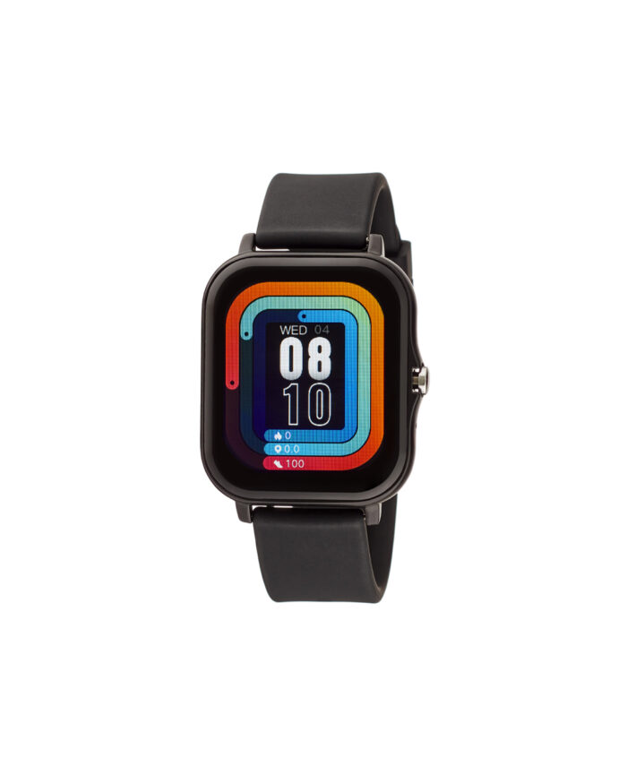 Loisir ρολόι Smartwatch μαύρο με μαύρο λουράκι σιλικόνης 11L75-00342