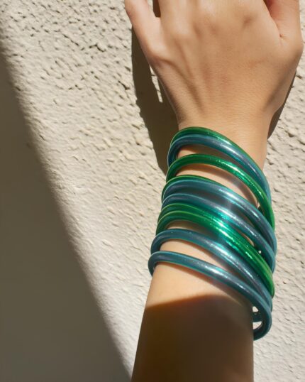 Loisir βραχιόλι Stay Golden από σιλικόνη σε ocean blue χρώμα 02L07-00119
