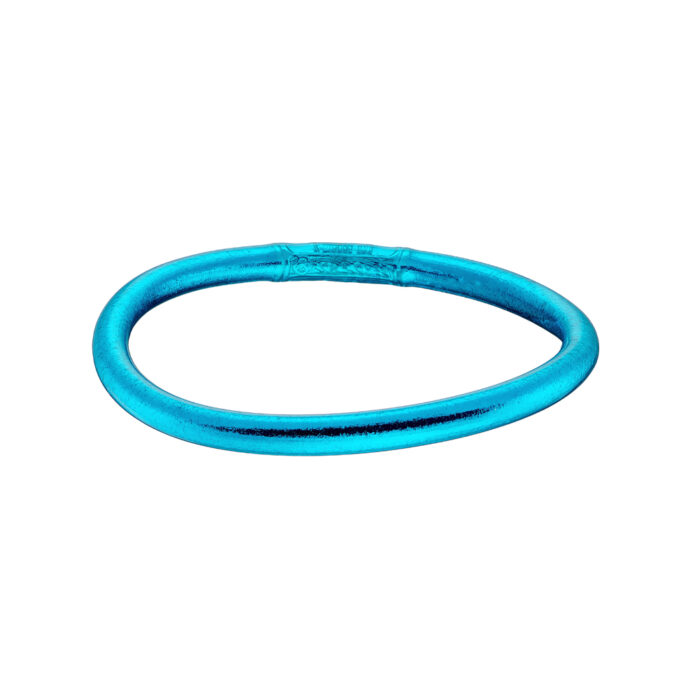 Loisir βραχιόλι Stay Golden από σιλικόνη σε sky blue χρώμα 02L07-00116 - Image 1