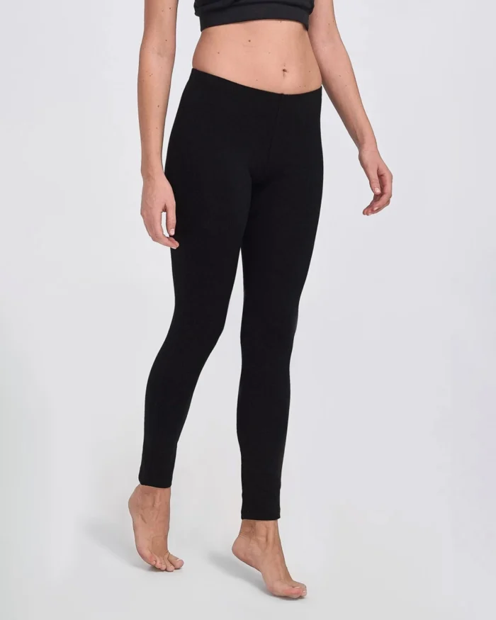 Κολάν βισκόζη μακρύ σε μαύρο | Bodymove - Image 1