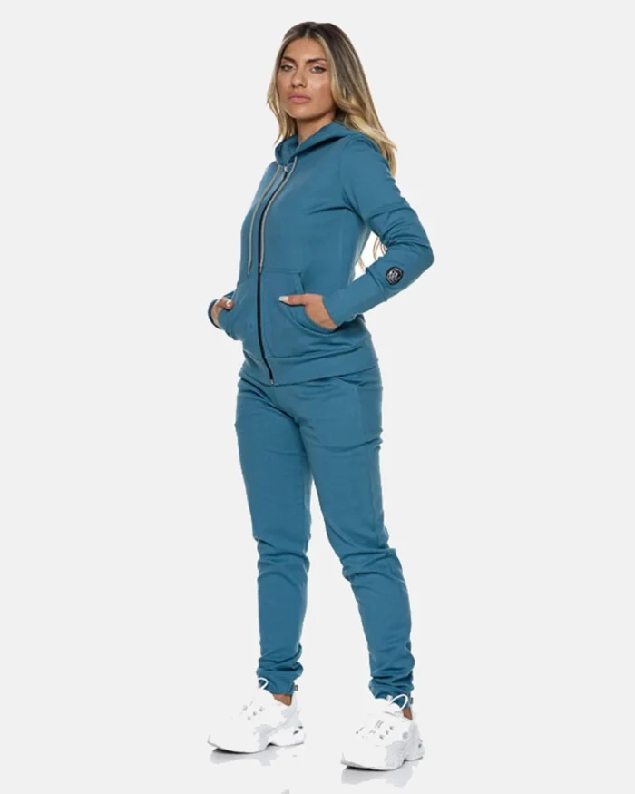 Ζακέτα φούτερ με κουκούλα σε ραφ | Bodymove - Image 3