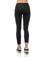 Κολάν capri ψηλόμεσο με τσέπη σε μαύρο | Bodymove - Image 3