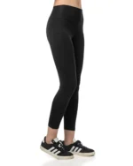 Κολάν capri ψηλόμεσο με τσέπη σε μαύρο | Bodymove - Image 2