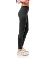 Αθλητικό κολάν ψηλόμεσο με τσέπη σε μαύρο | Bodymove - Image 2