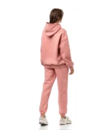 Oversized φούτερ τρίκλωνο με κουκούλα σε σάπιο μήλο | Bodymove - Image 3