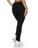 Κολάν-παντελόνι ψηλόμεσο σε μαύρο | Bodymove - Image 4