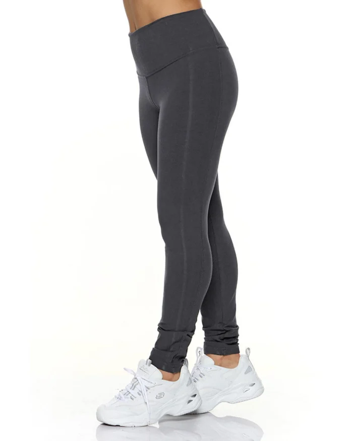 Κολάν ψηλόμεσο με μπάσκα σε ανθρακί | Bodymove - Image 1