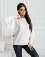 Μπλούζα πλεκτή με ραφή