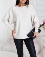 Μπλούζα πλεκτή με ραφή - Image 4