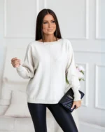 Μπλούζα πλεκτή με ραφή - Image 2