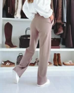 Παντελόνι με λάστιχο και κορδόνι στη μέση - Image 2